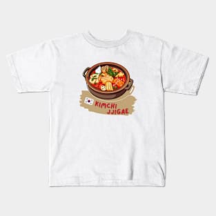 Kimchi Jjigae | Traditional Korean dishes Kids T-Shirt